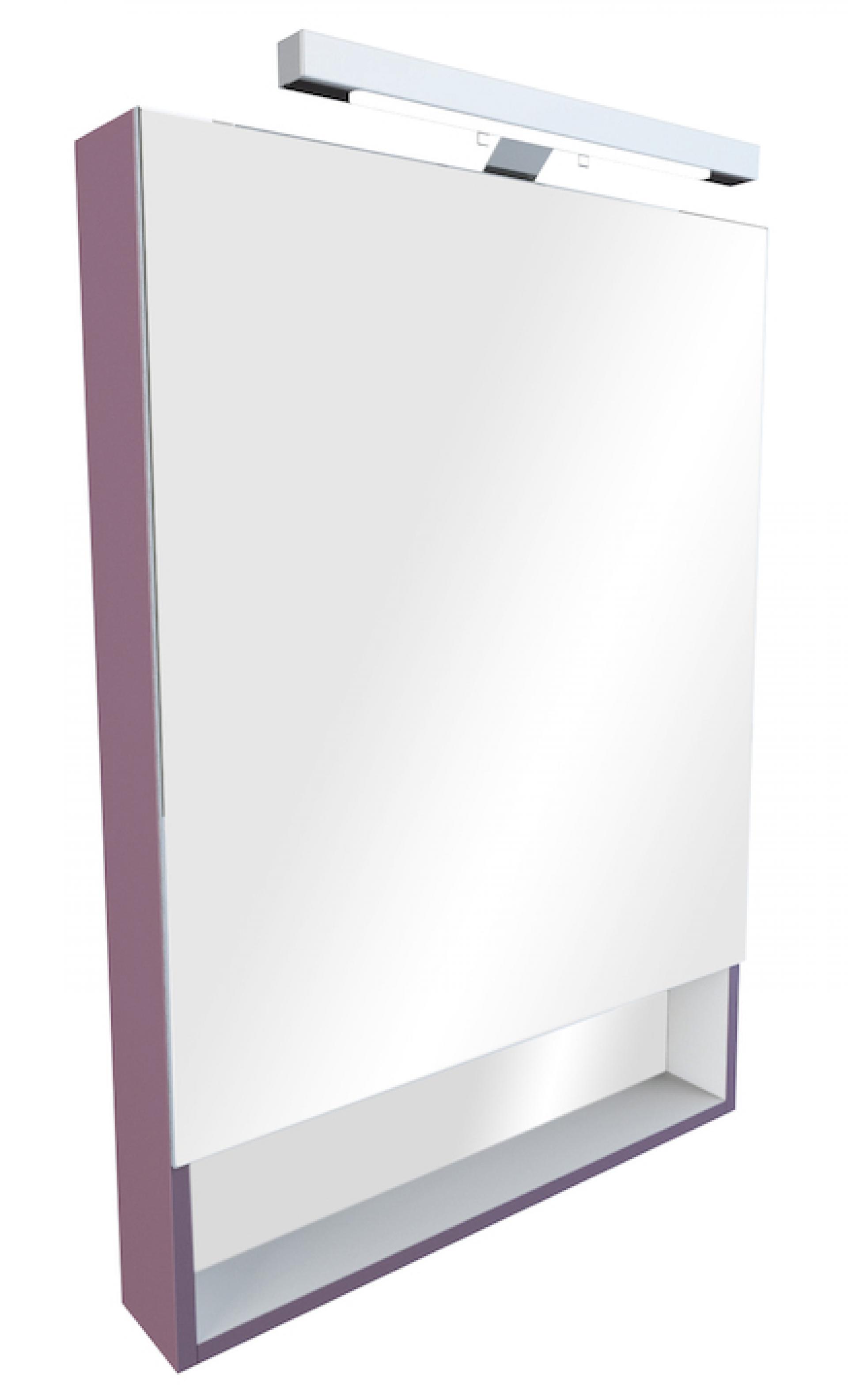 Зеркало-шкаф 60 см Roca Gap ZRU9302751, фиолетовое