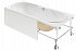 Комплект акриловая ванна Roca Madeira 180x80 + фронтальная панель + монтажный набор